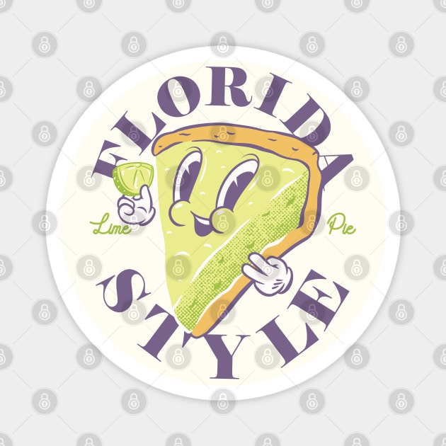 Florida Style | Key Lime Pie Magnet by anycolordesigns